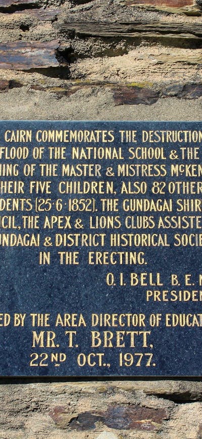School Cairn Gundagai Common Area