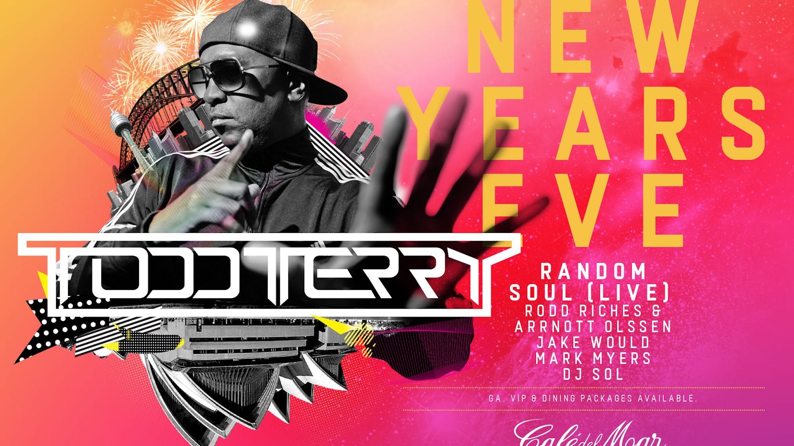 Image for Café del Mar New Year's Eve Rooftop Party with Todd Terry