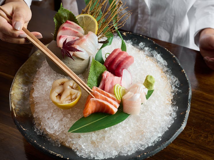 Sashimi platter - Saké  Manly