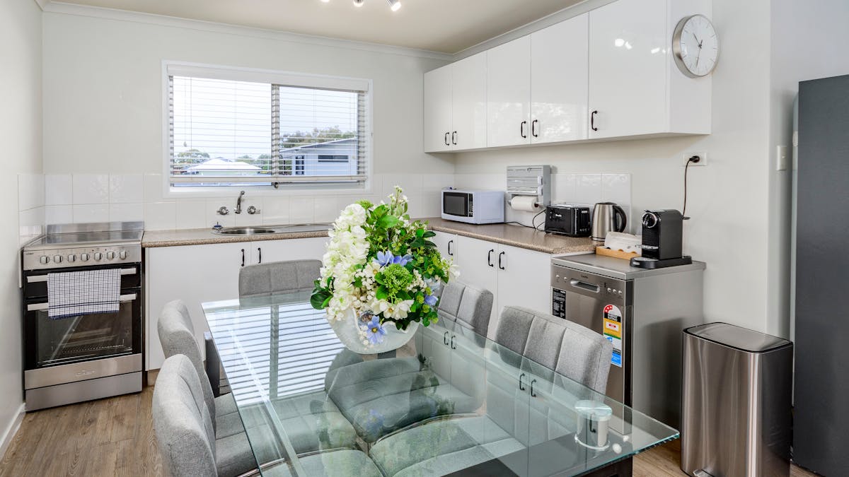 Dining and kitchen