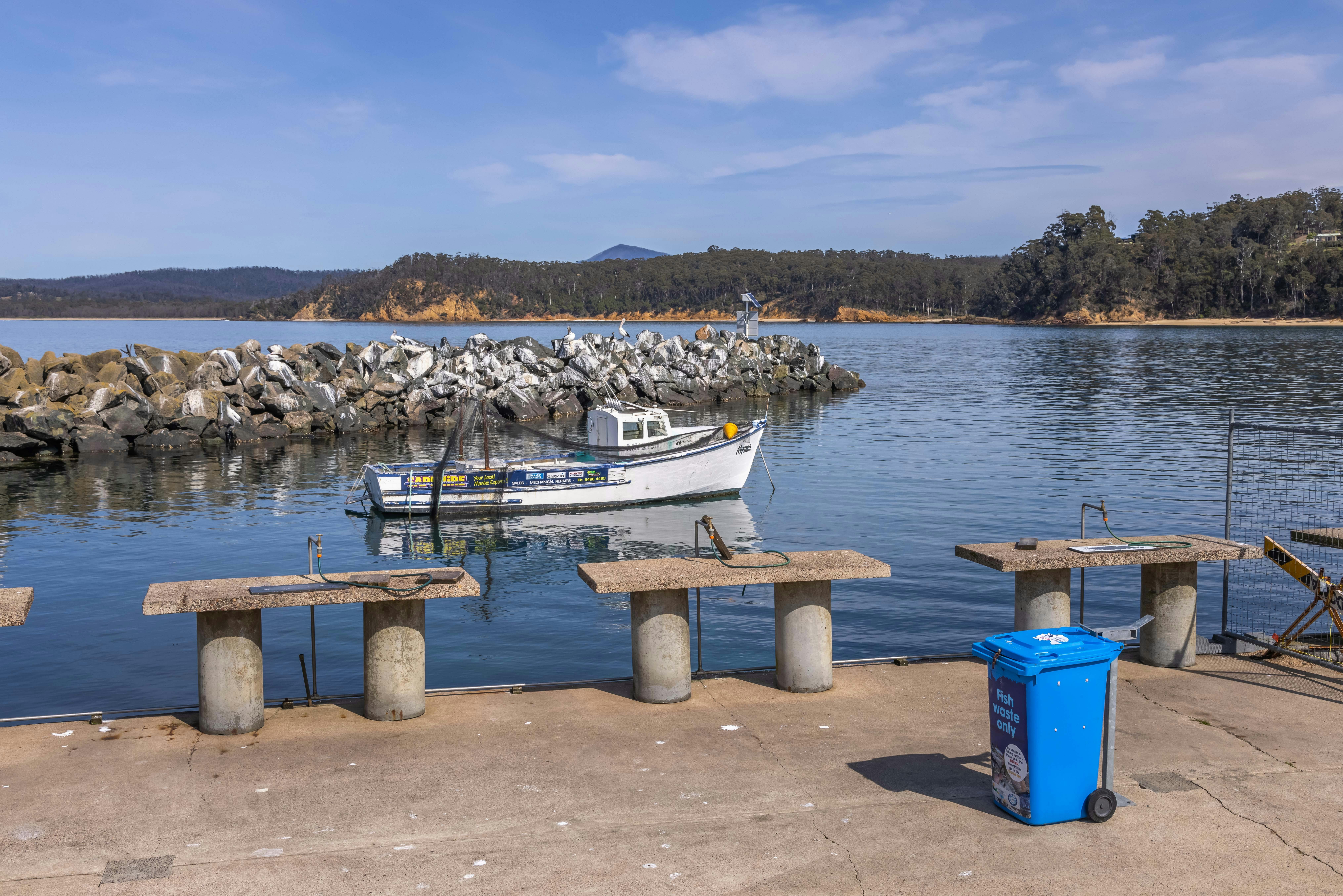Quarantine Bay and Boat Ramp, Eden, Fishing ramp, swimming,  NSW south coast, Sapphire Coast
