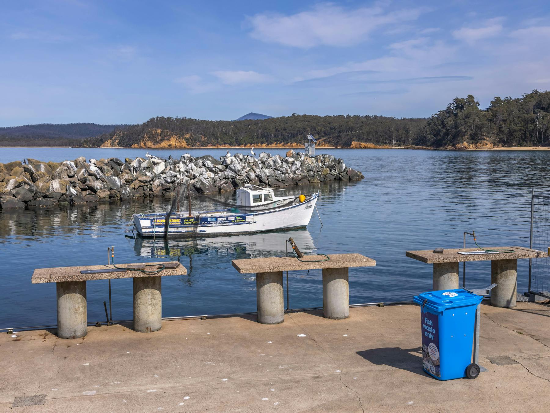 Quarantine Bay and Boat Ramp, Eden, Fishing ramp, swimming, NSW south coast, Sapphire Coast