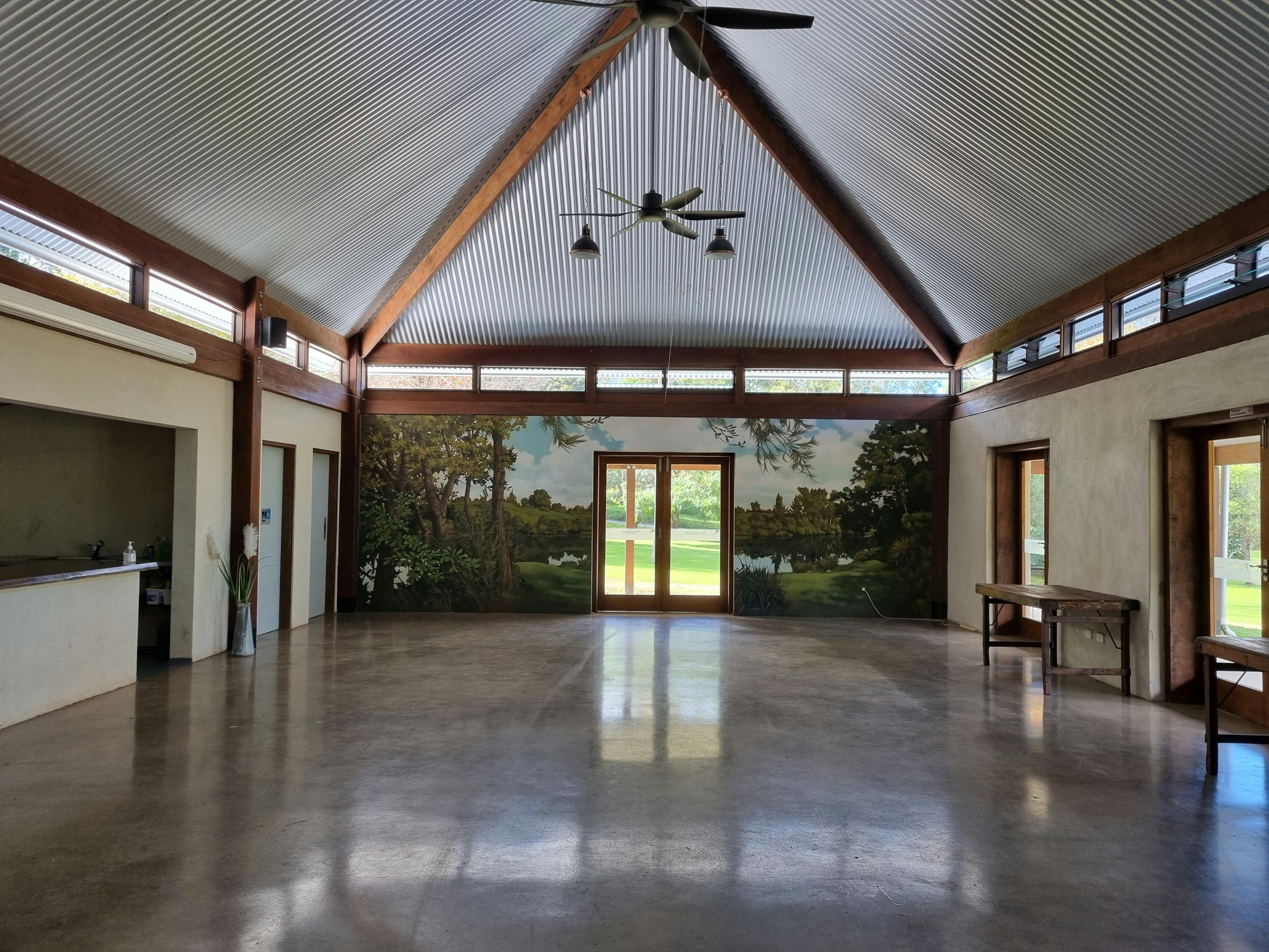 Our events Pavillion that can seat 80 - 100 people