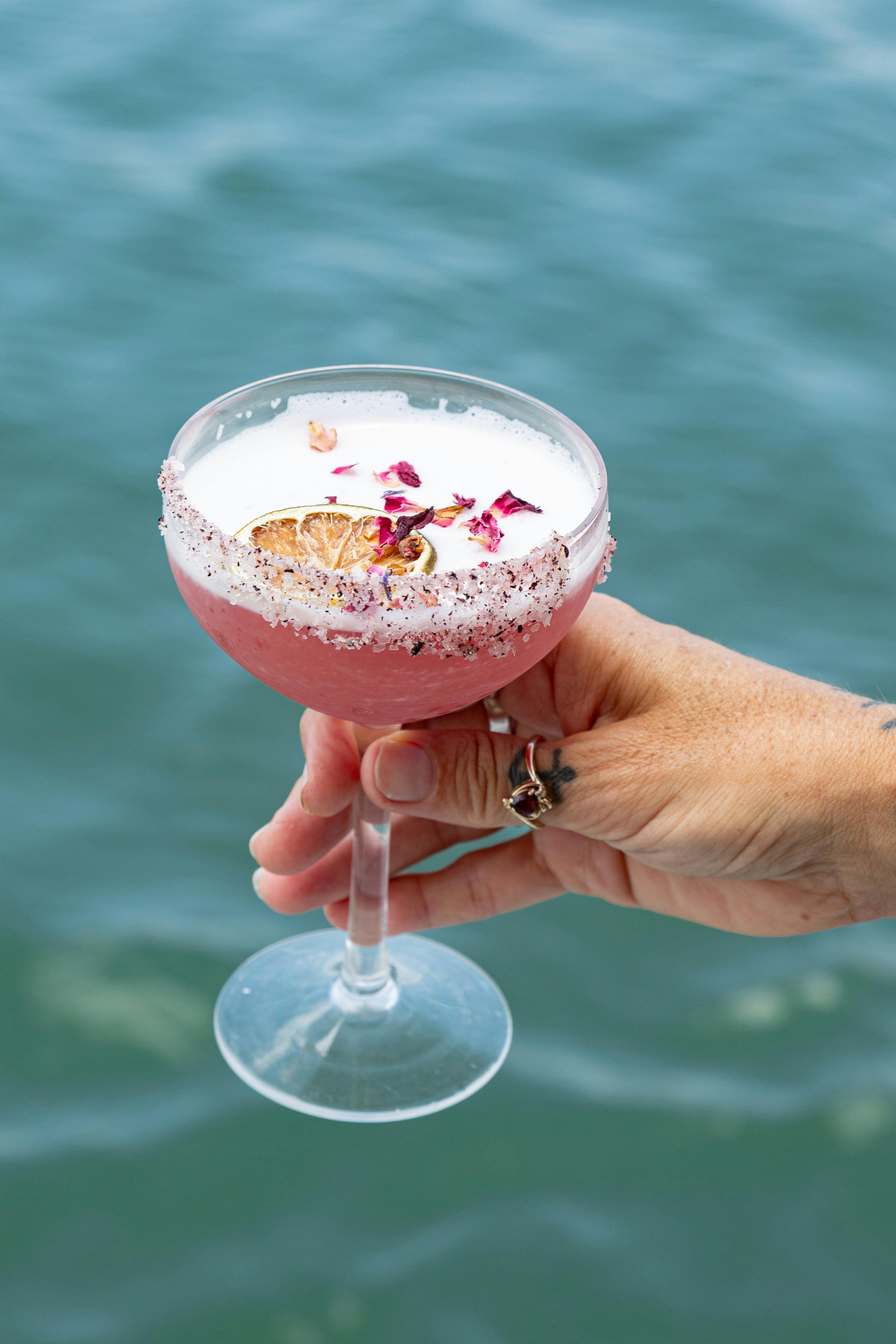 Strawberry Gum Cocktails