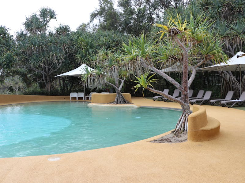 One of four Lagoon Swimming Pools