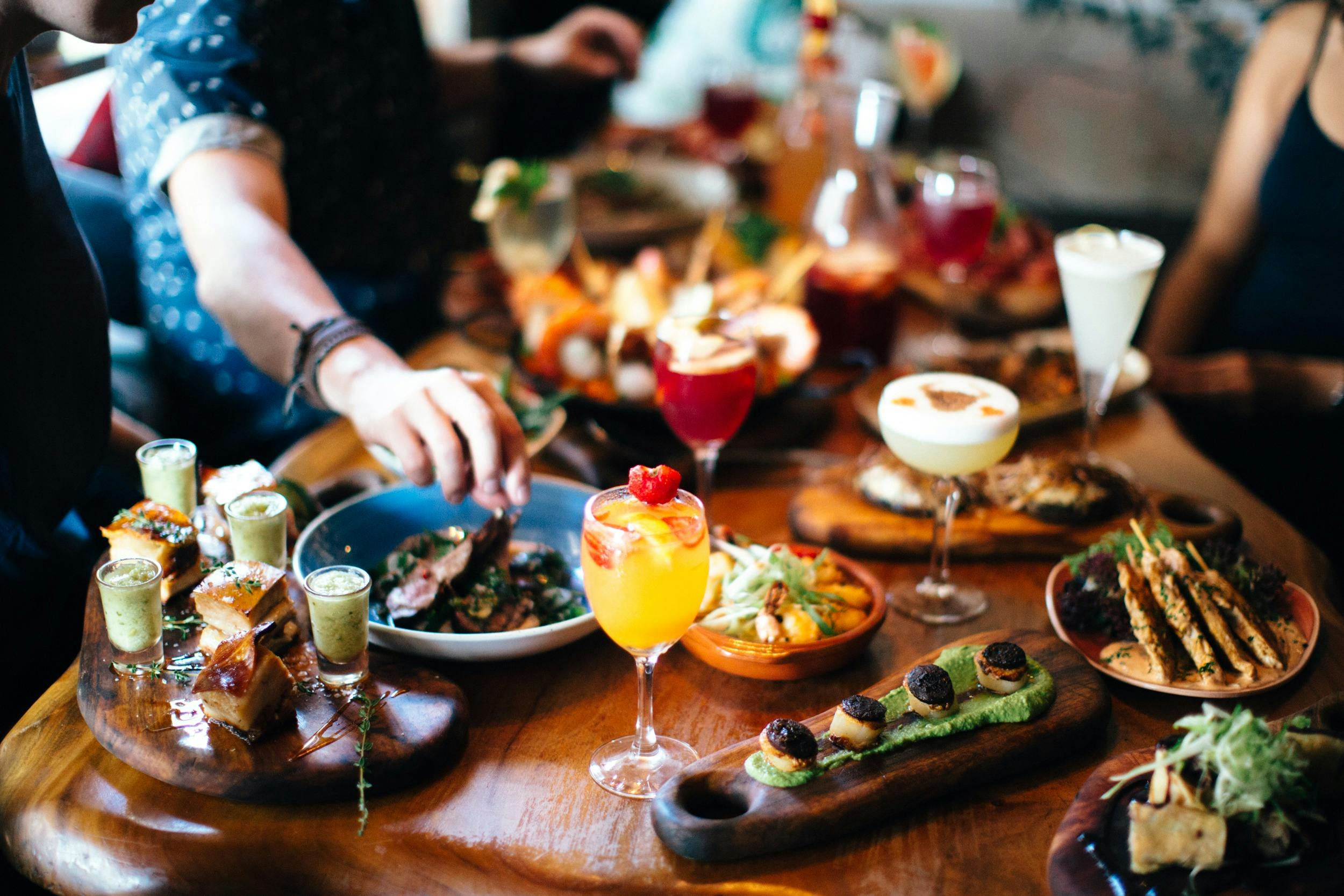 Group dining at Del Punto, Randwick in  Sydney