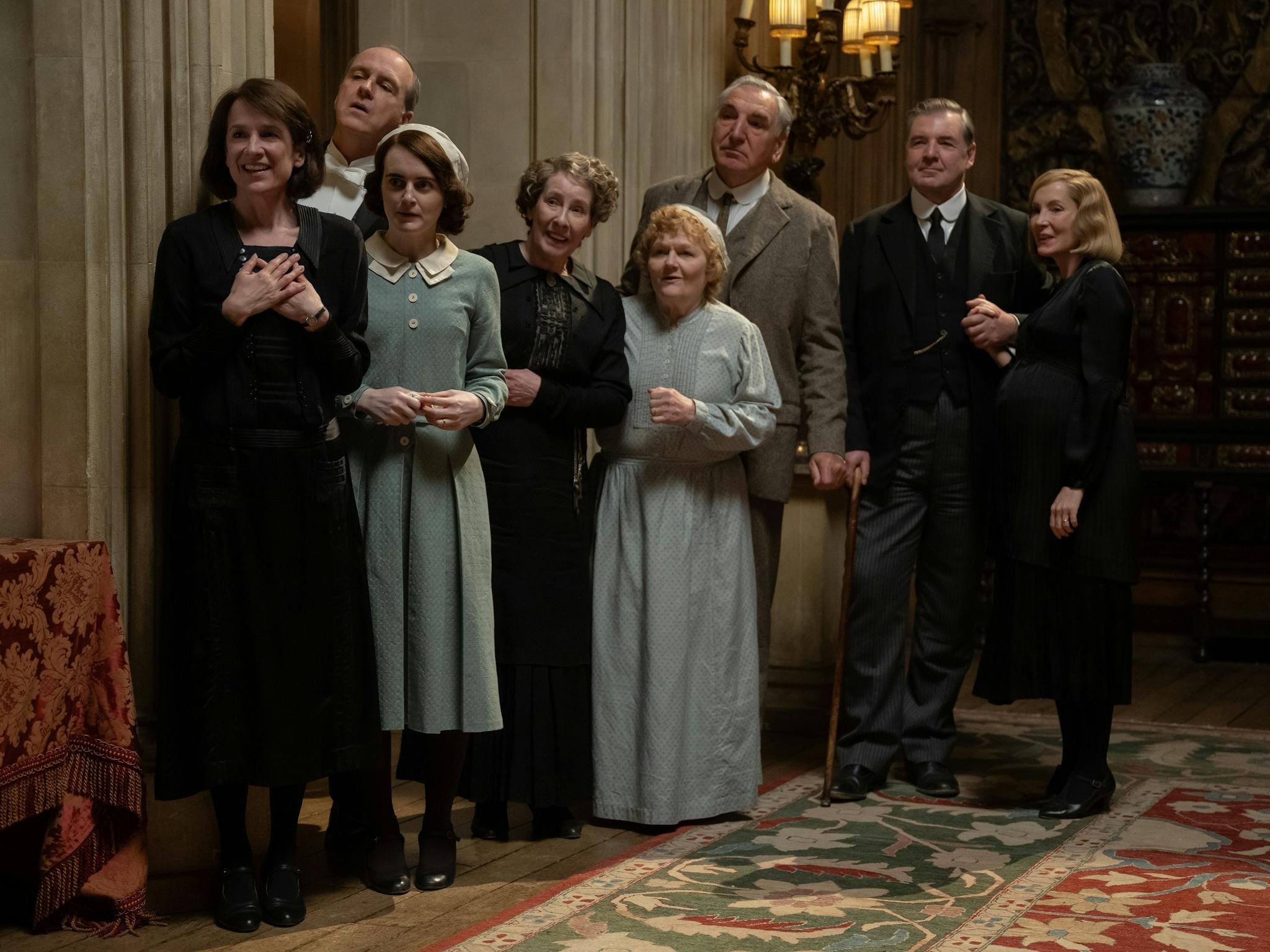 Downton Abbey characters inside