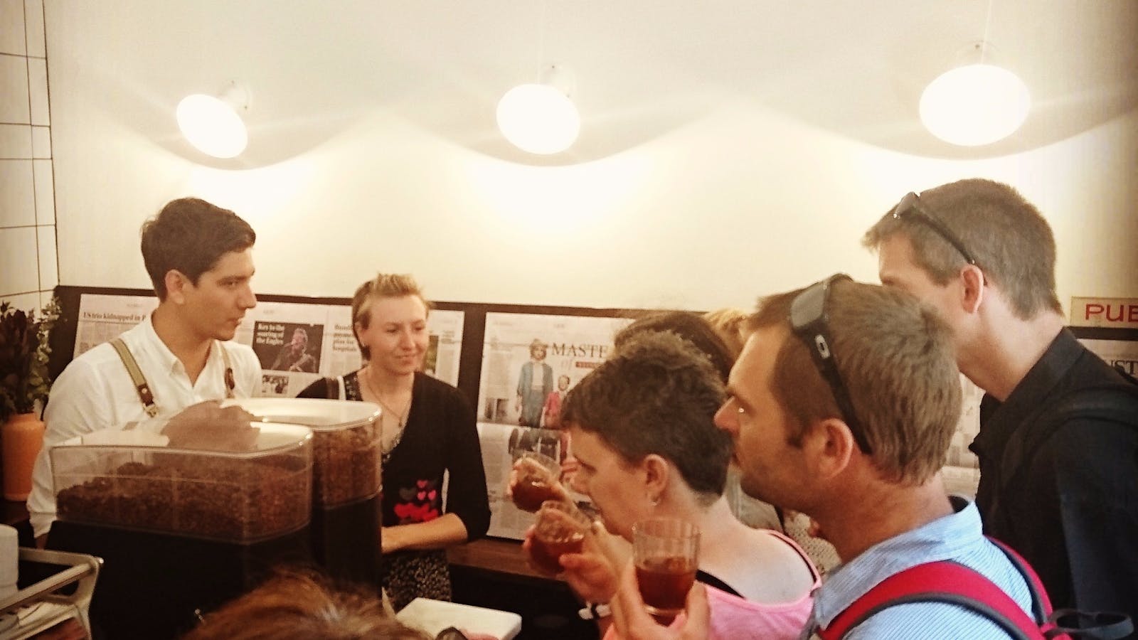 Meeting and learning about coffee and more