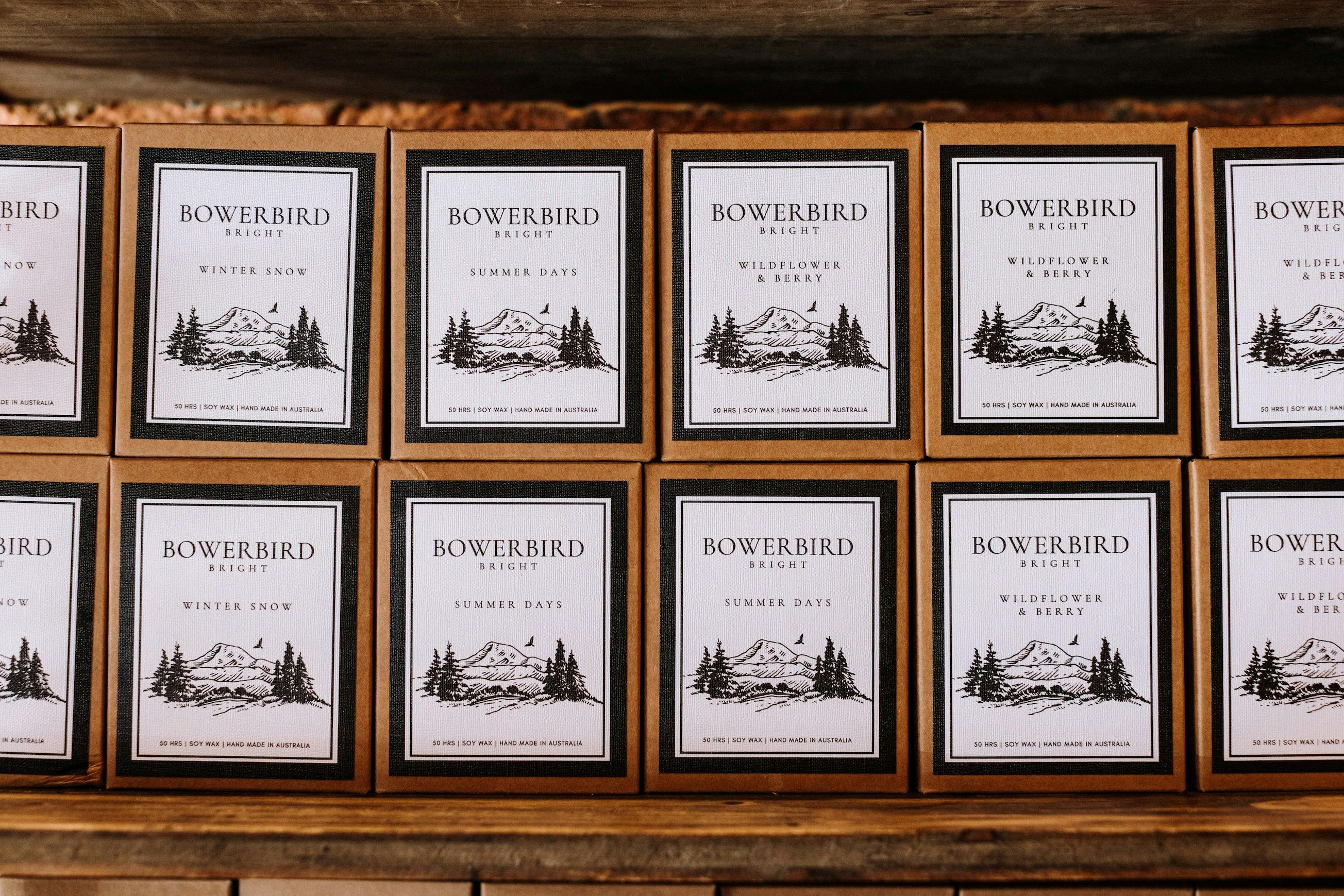 Our range of Australian made candles has been developed to reflect the fragrances of our region.