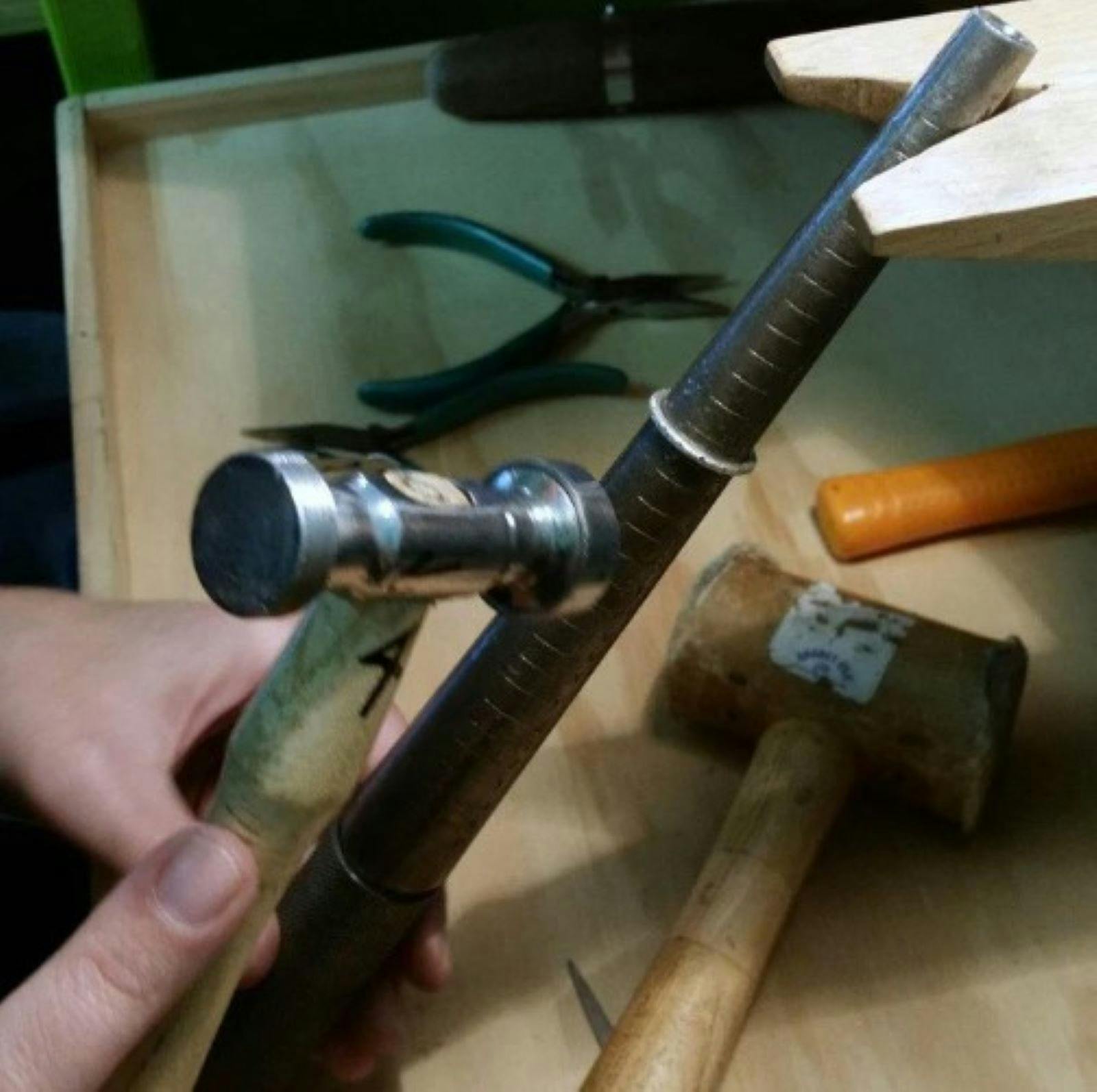 Adults Intro to Silversmithing 2mm Ring Making
