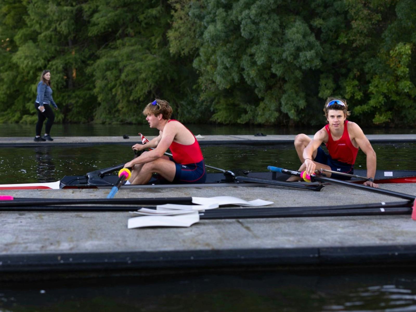 School Holiday Rowing at Red Shed