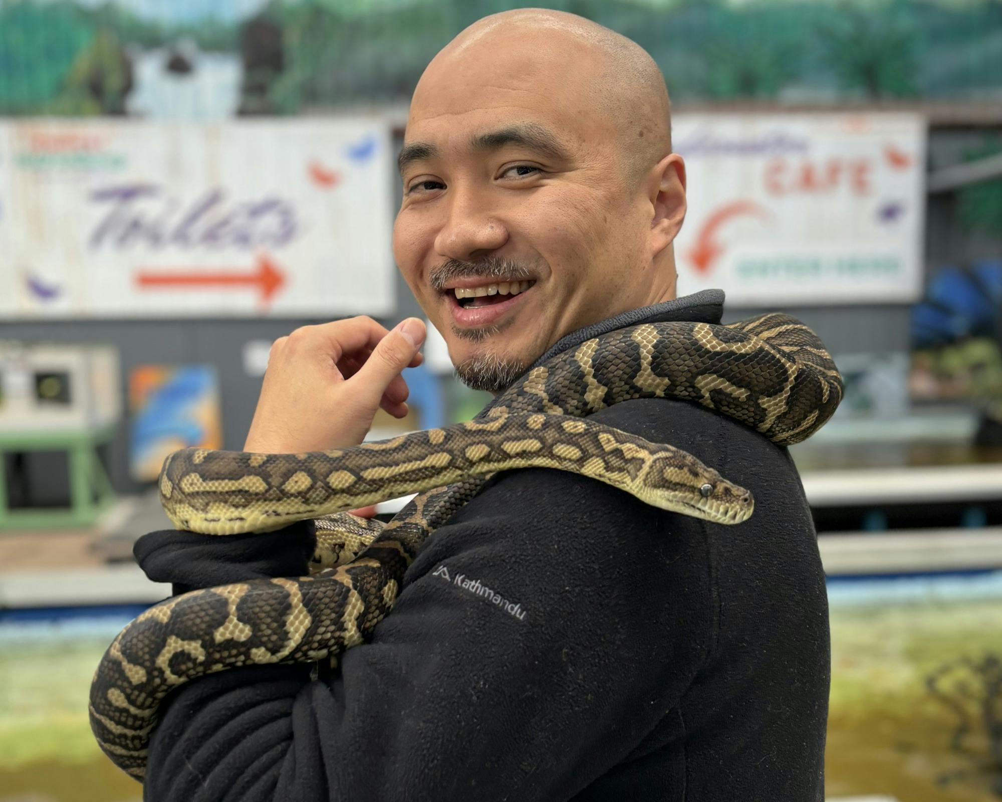 Capture a moment with one of our reptiles
