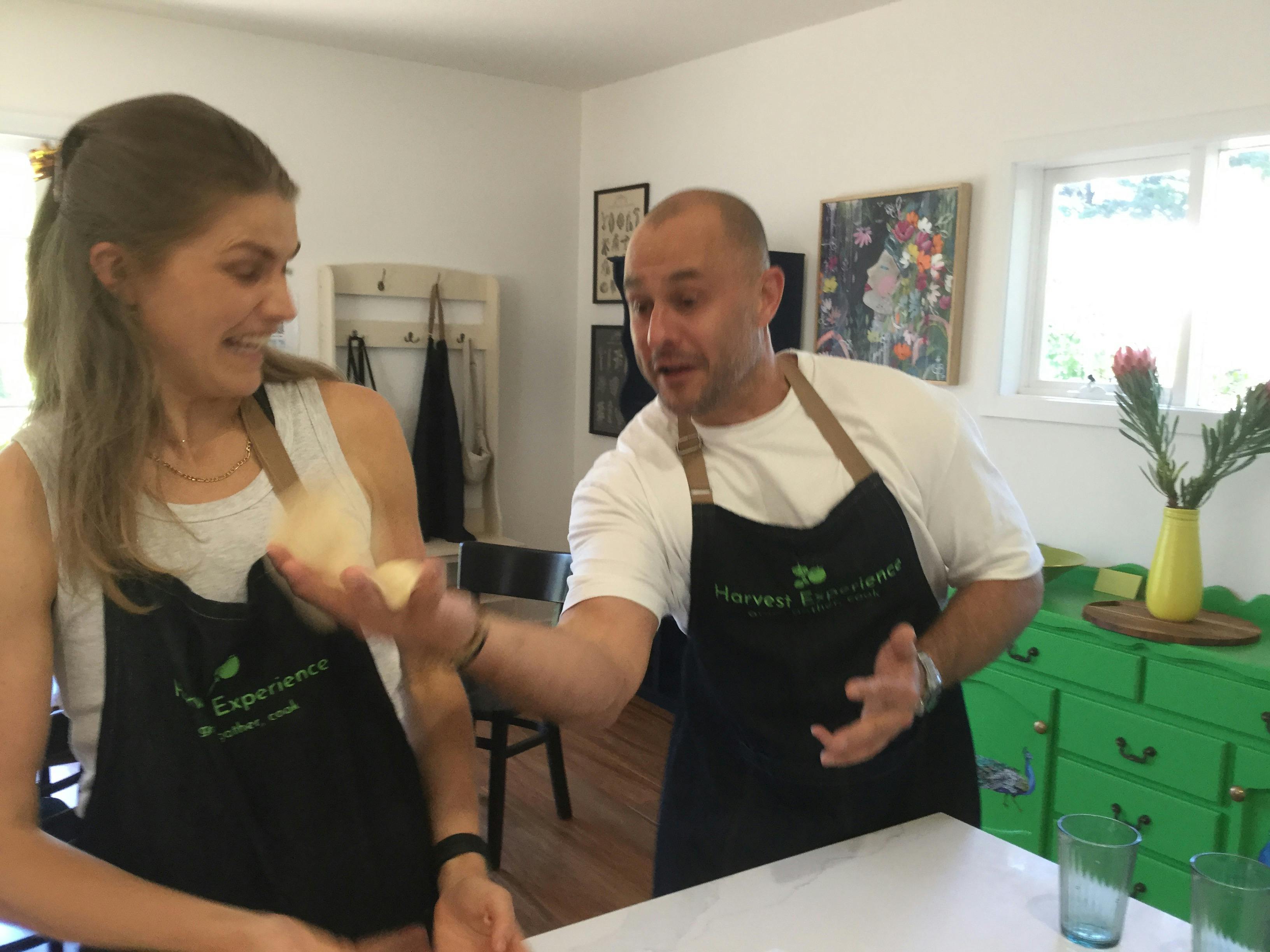 Pizza making