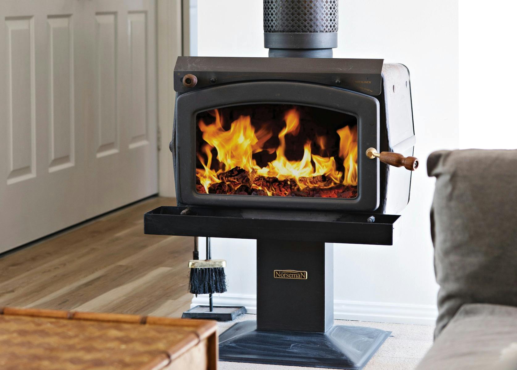 Lavender Cottage fireplace