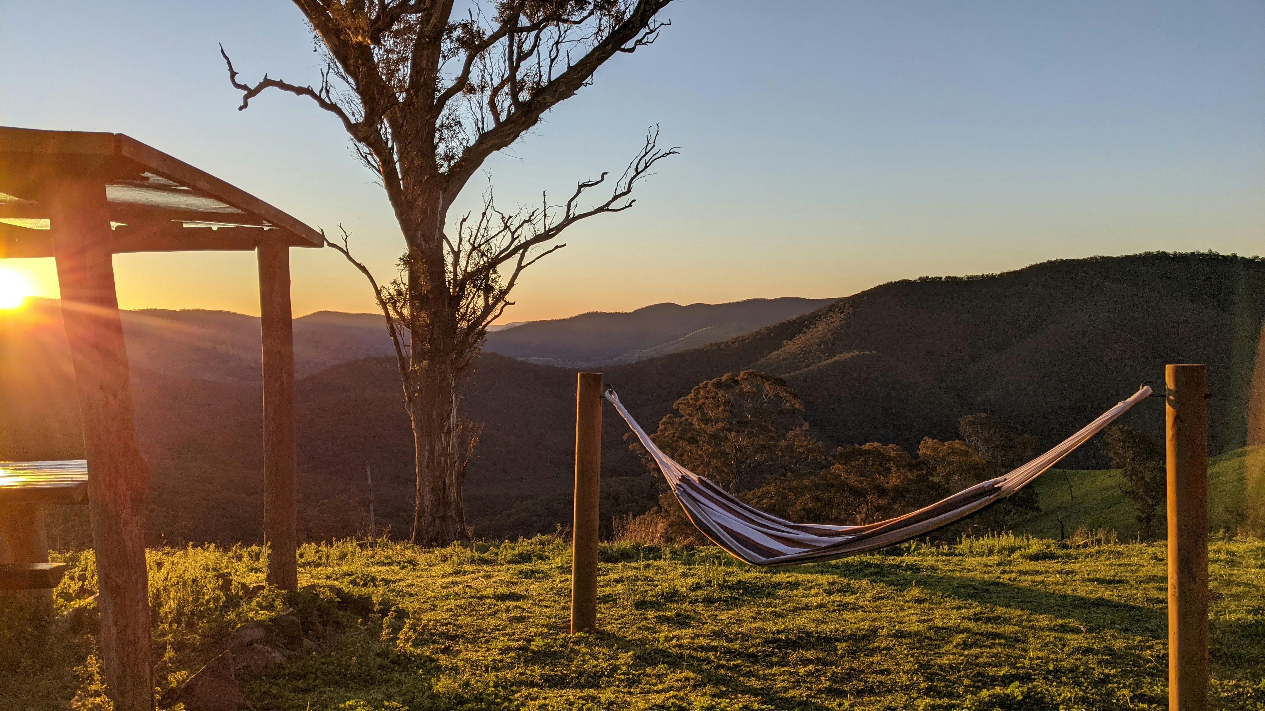 Mountain views in a hammock