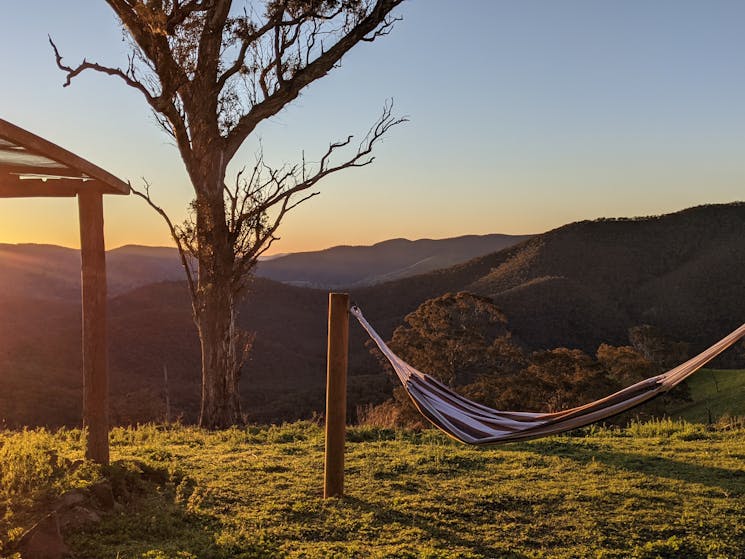 Mountain views in a hammock