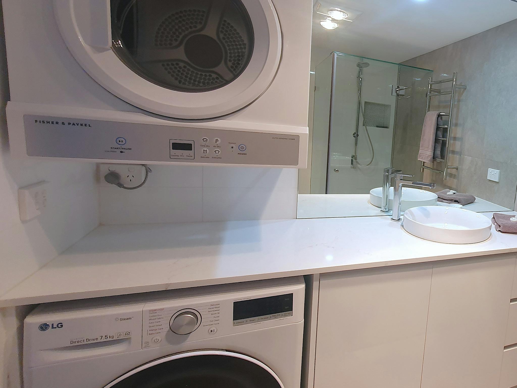 Washers and Dryers in all apartments