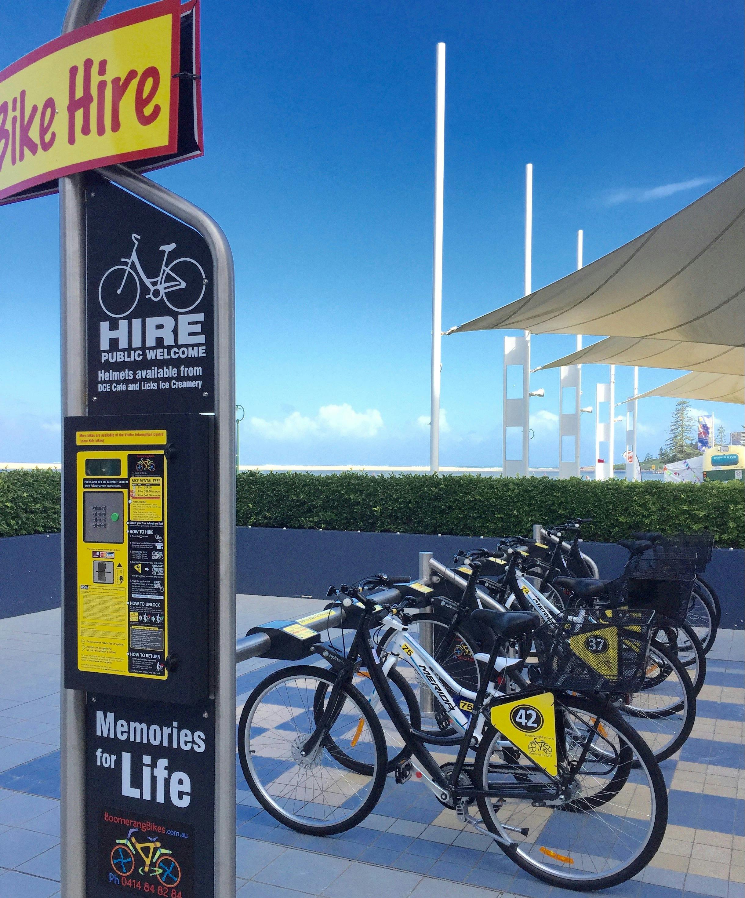 Bike hire open everyday