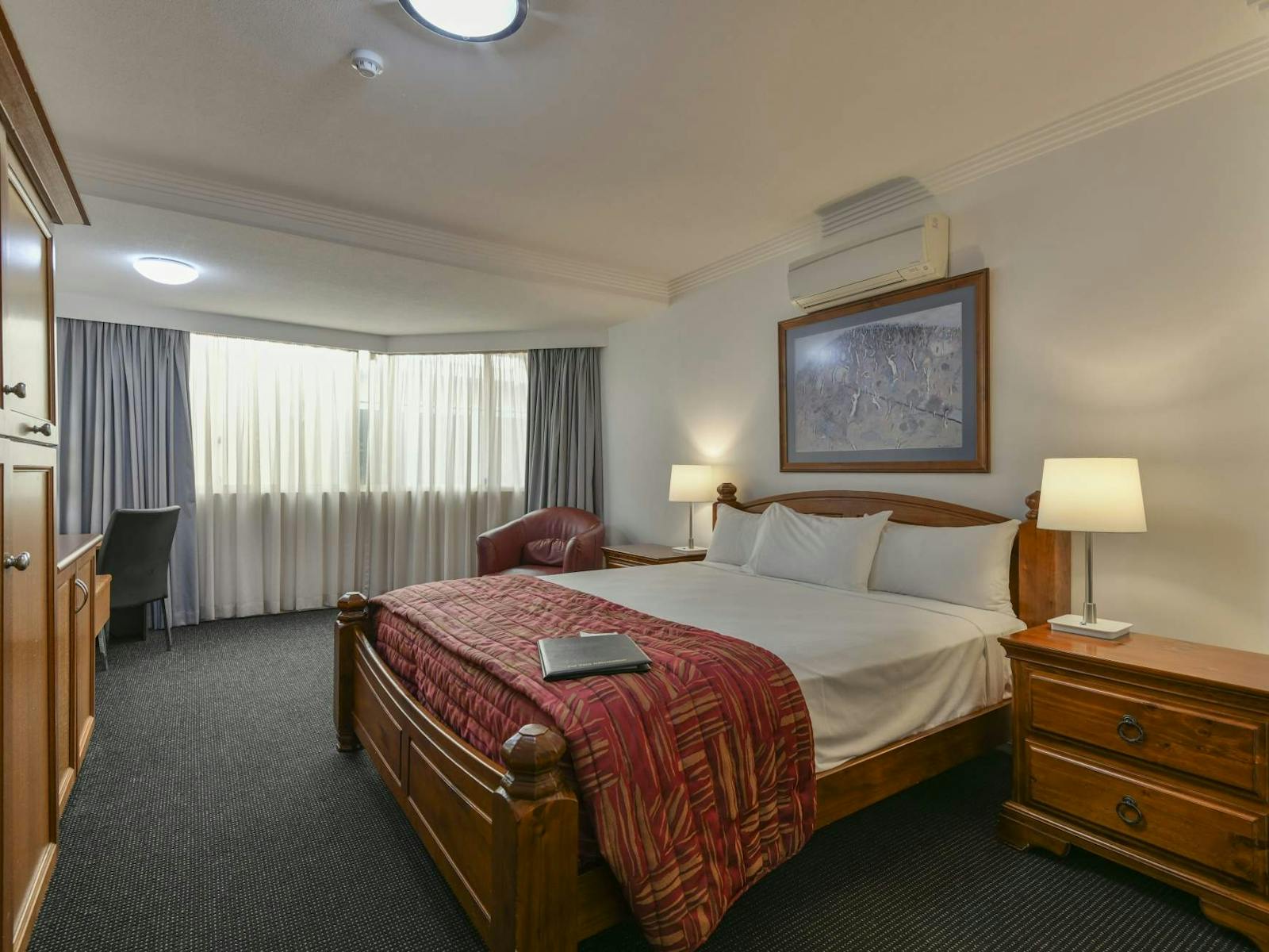 Our rooms for less mobility have plenty of space around the bed for easy access. Our rooms for less mobility have plenty of space around the bed for easy access.