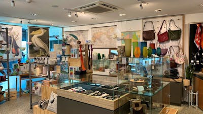 The Curatoreum Arboretum store - inside of store showing a range of giftware