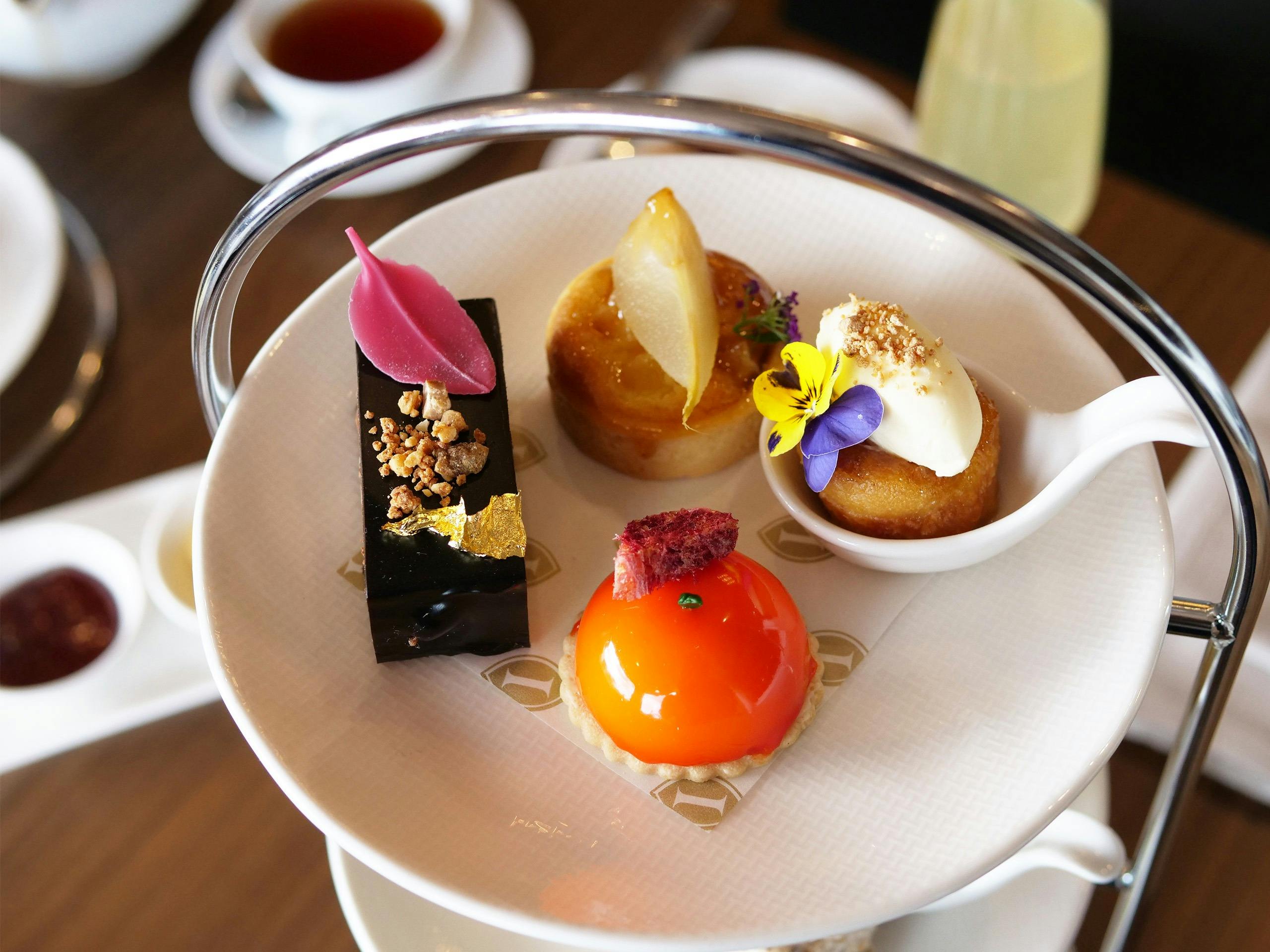 Decadent Adelaide High Tea Desserts – Dark Chocolate, Blood Orange & Pear Delights