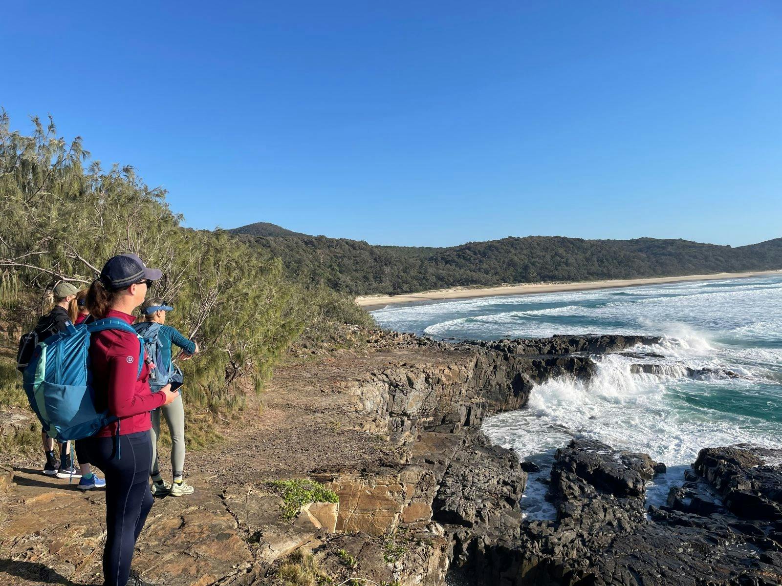 Admiring the view along the Noosa Coastal Trails
