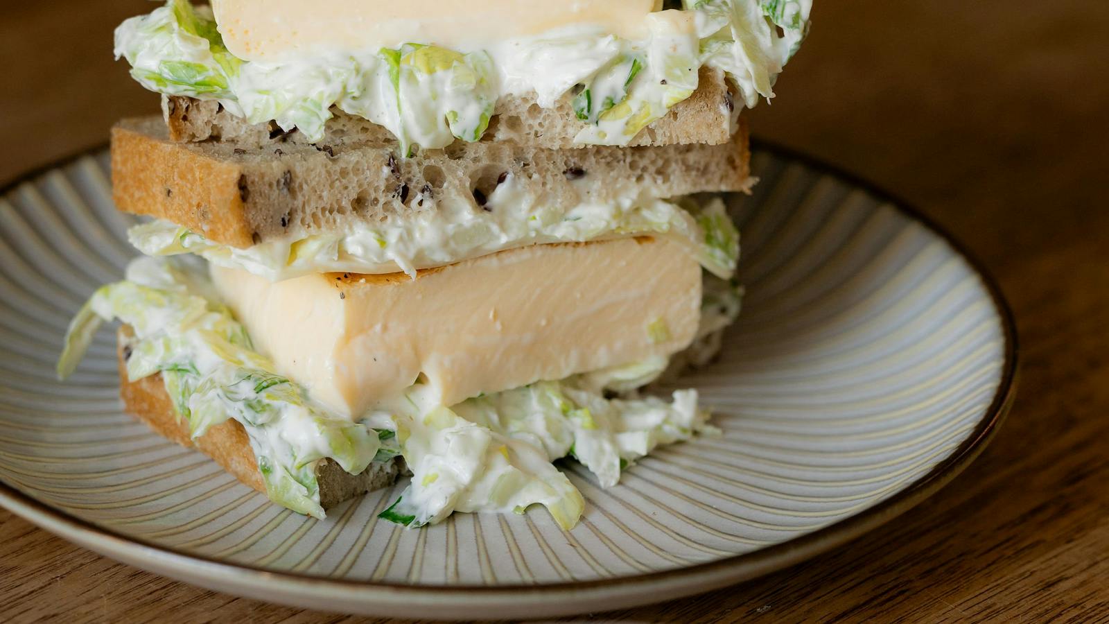 House made baked egg and mayo sambo