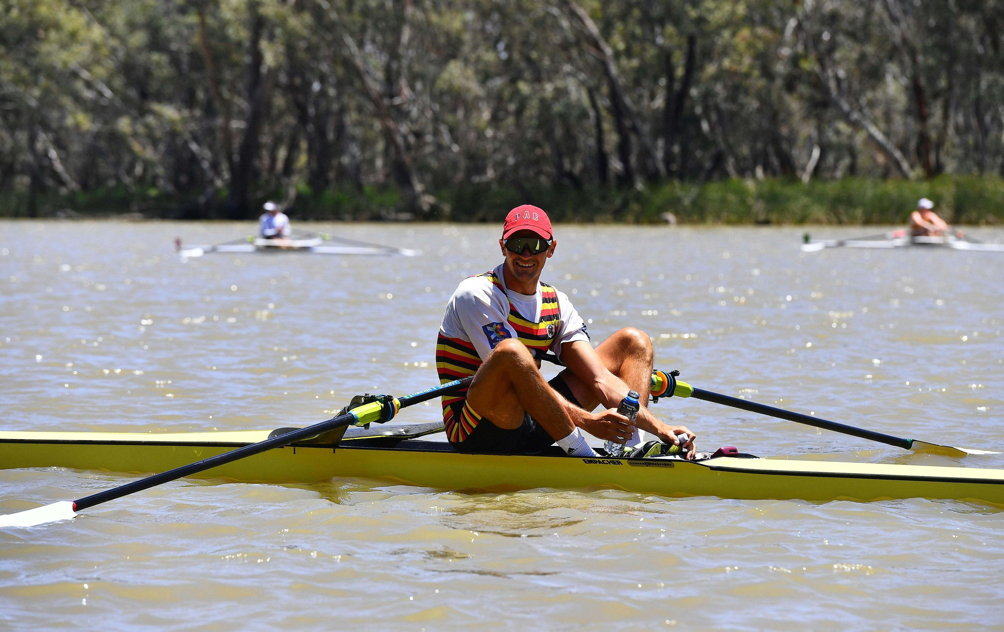 Alexander Hill, Olympian, competing at the Riverland Regatta