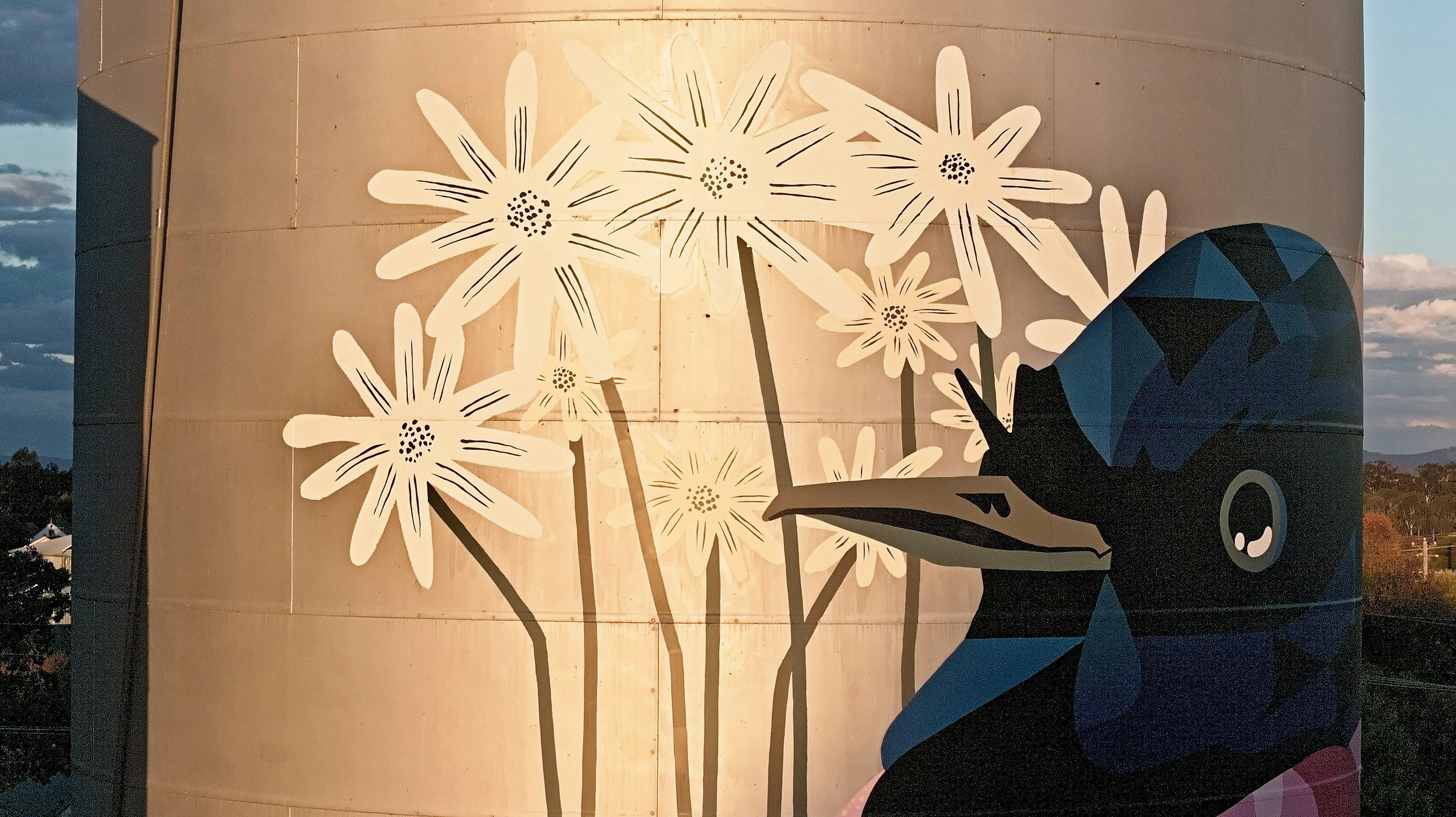 四季之鳥－Rutherglen Silo Art