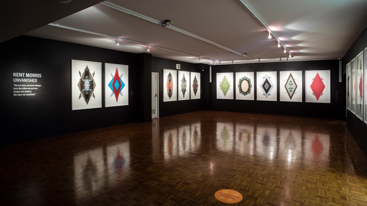 Kent Morris, Unvanished exhibition install view
