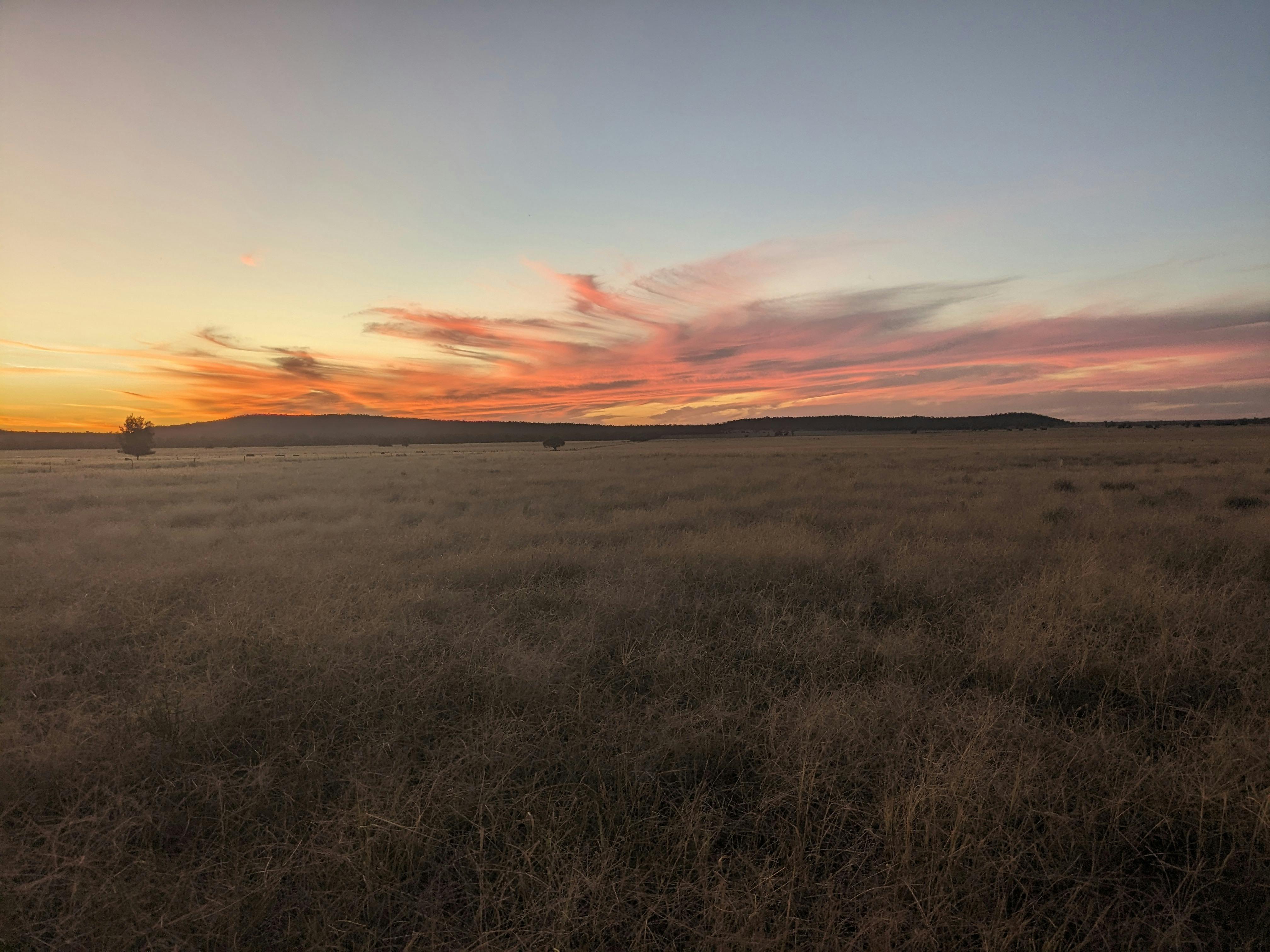 Beautiful sunsets in the area