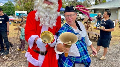 Santa and Hall Town Crier