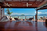 Large Undercover Expansive Deck With Outdoor Cinema and Spectacular Views Across to Australia