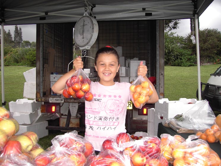 Lots fresh local produce