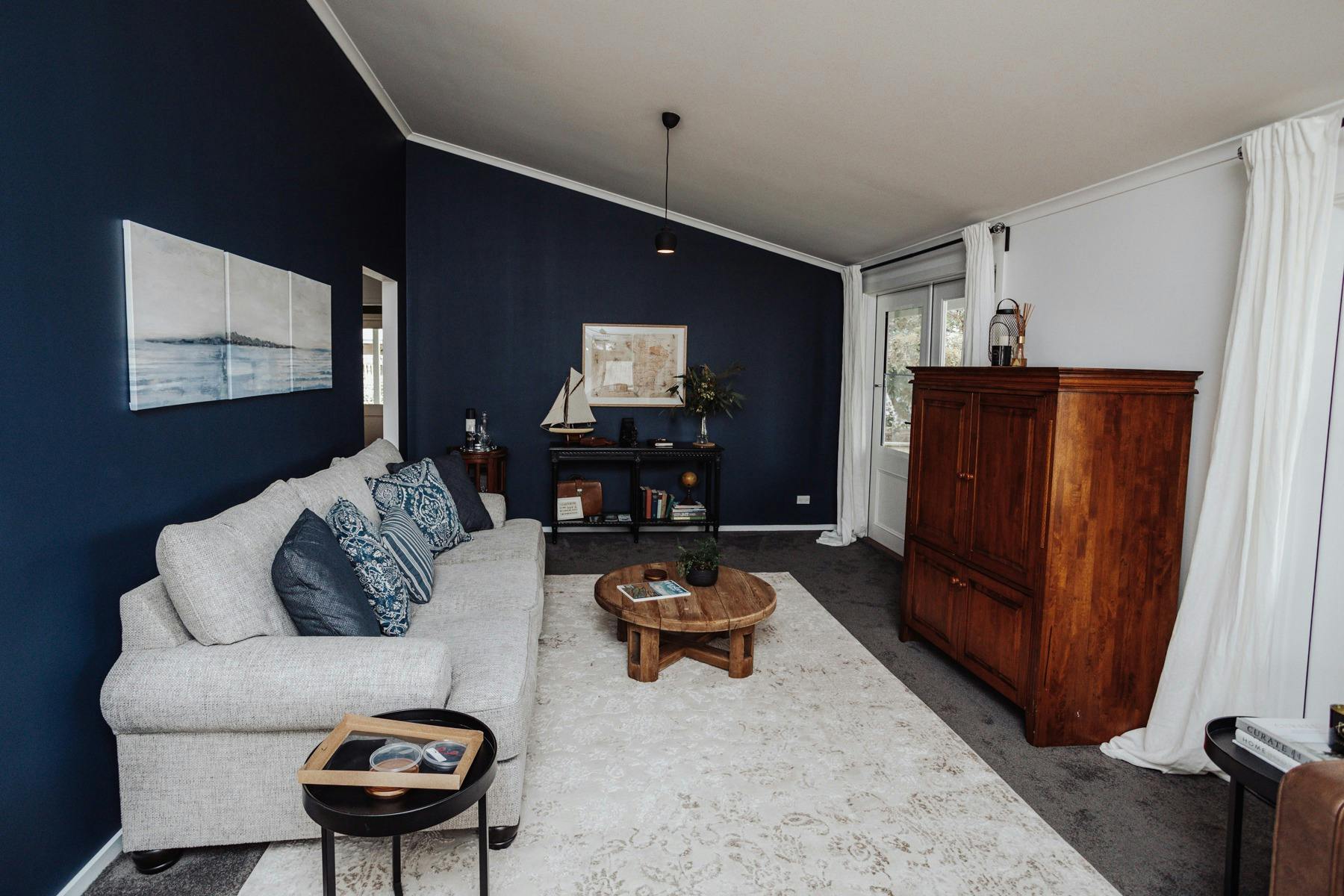 Comfortable quality lounge are split into two areas