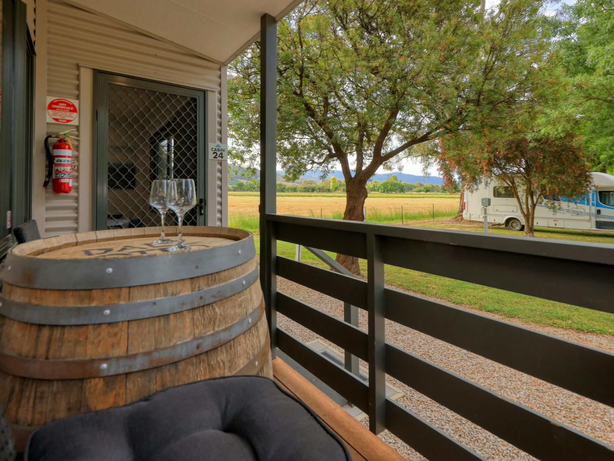 Deluxe Cabins - 2 bedroom - veranda
