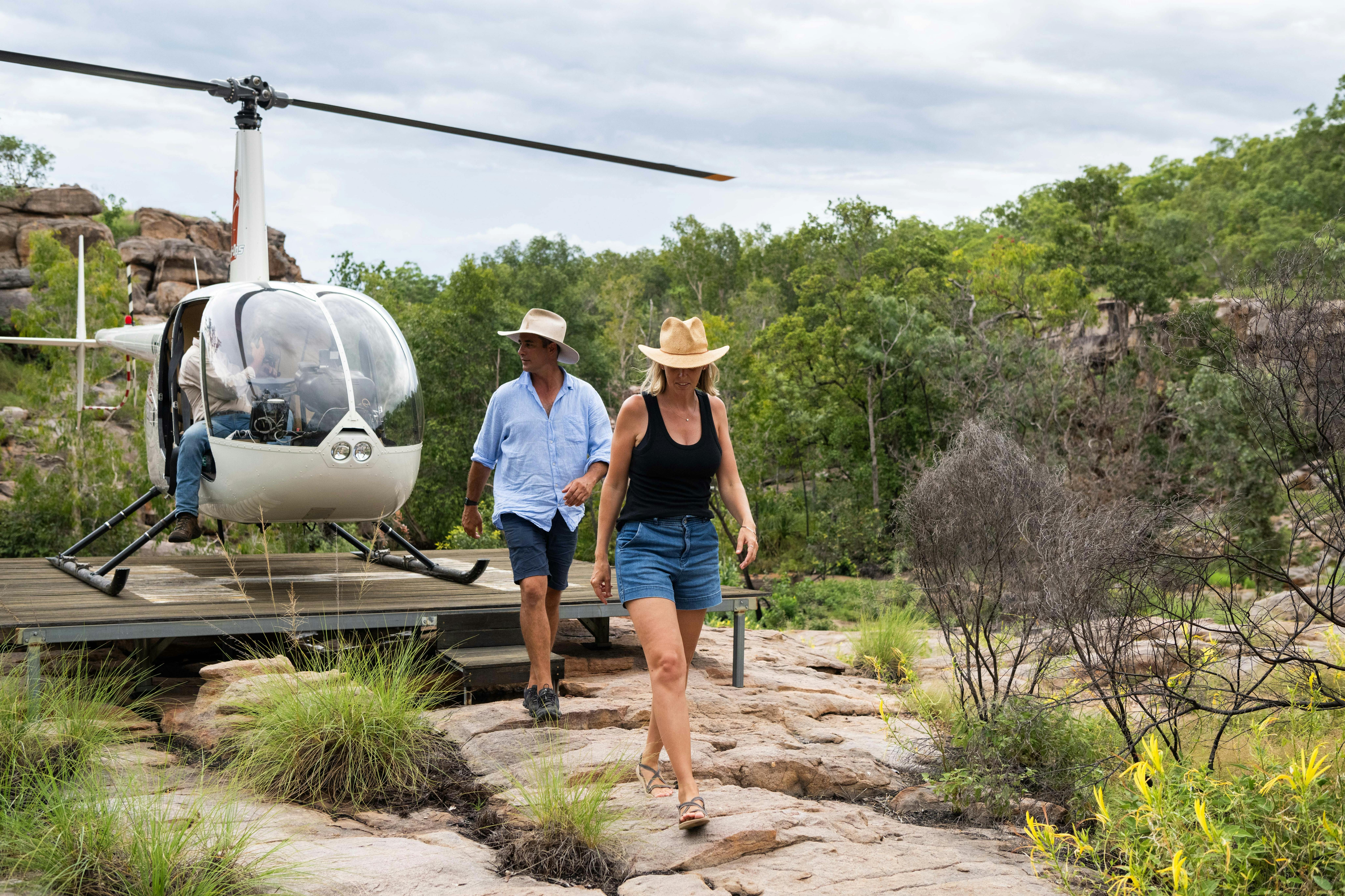An exclusive landing within Nitmiluk Gorge