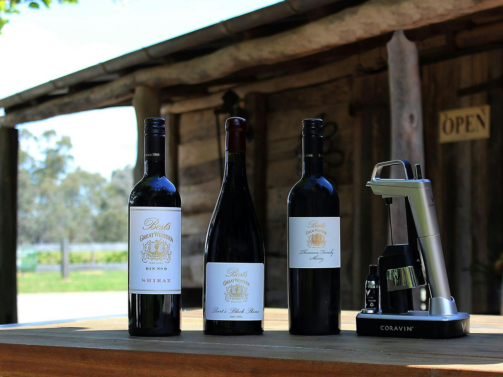 Icon Tasting Wines and Coravin Device