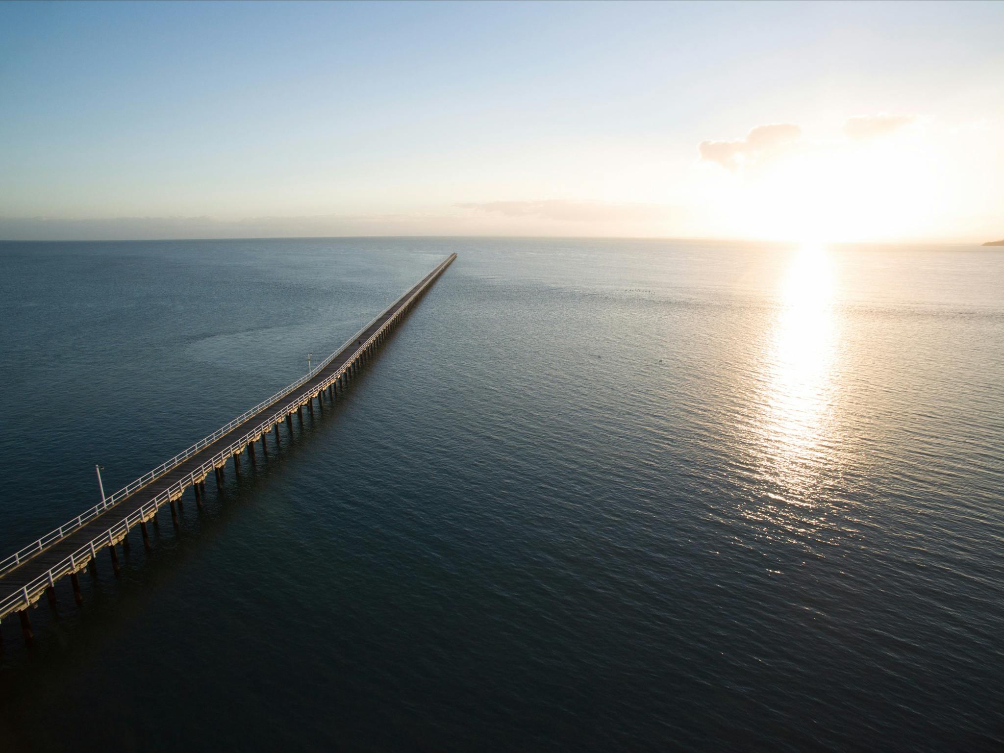 Historic Urangan Pier, Hervey Bay, Fraser Coast.