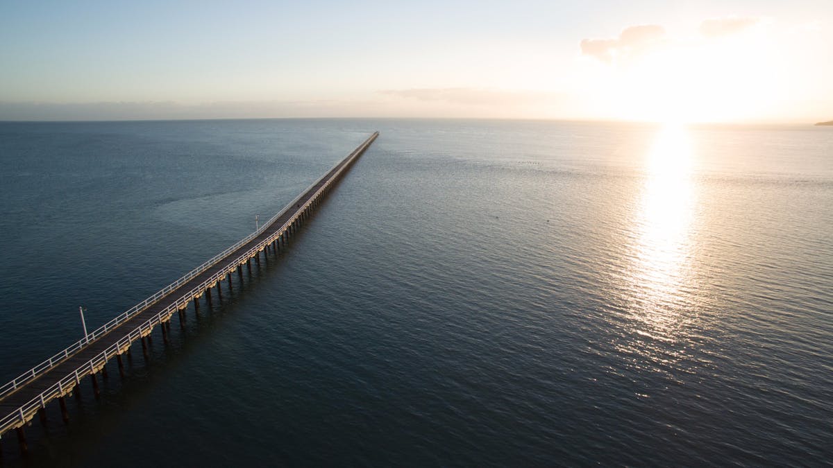 Historic Urangan Pier, Hervey Bay, Fraser Coast.