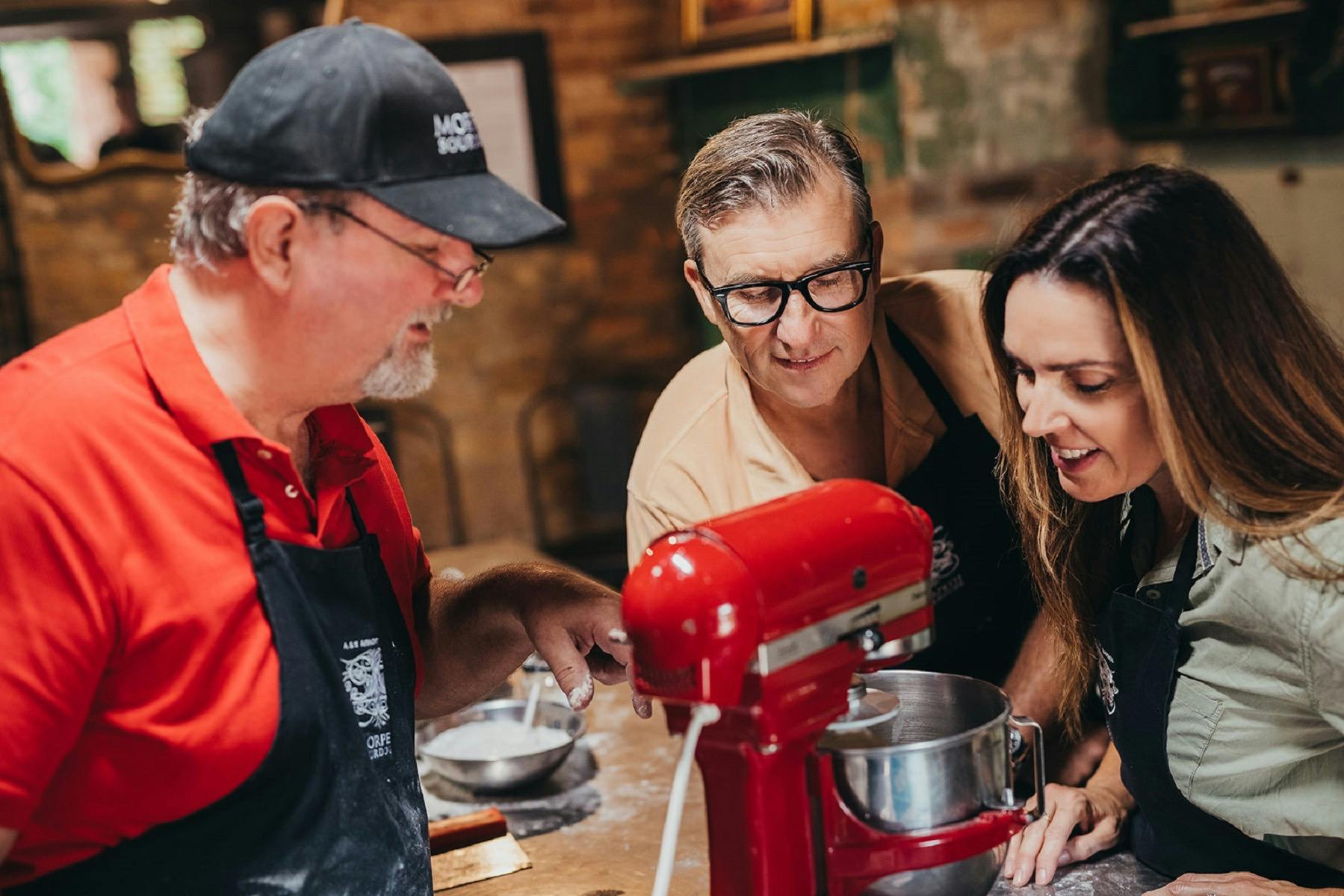 during the Sourdough Class with Stephen Arnott