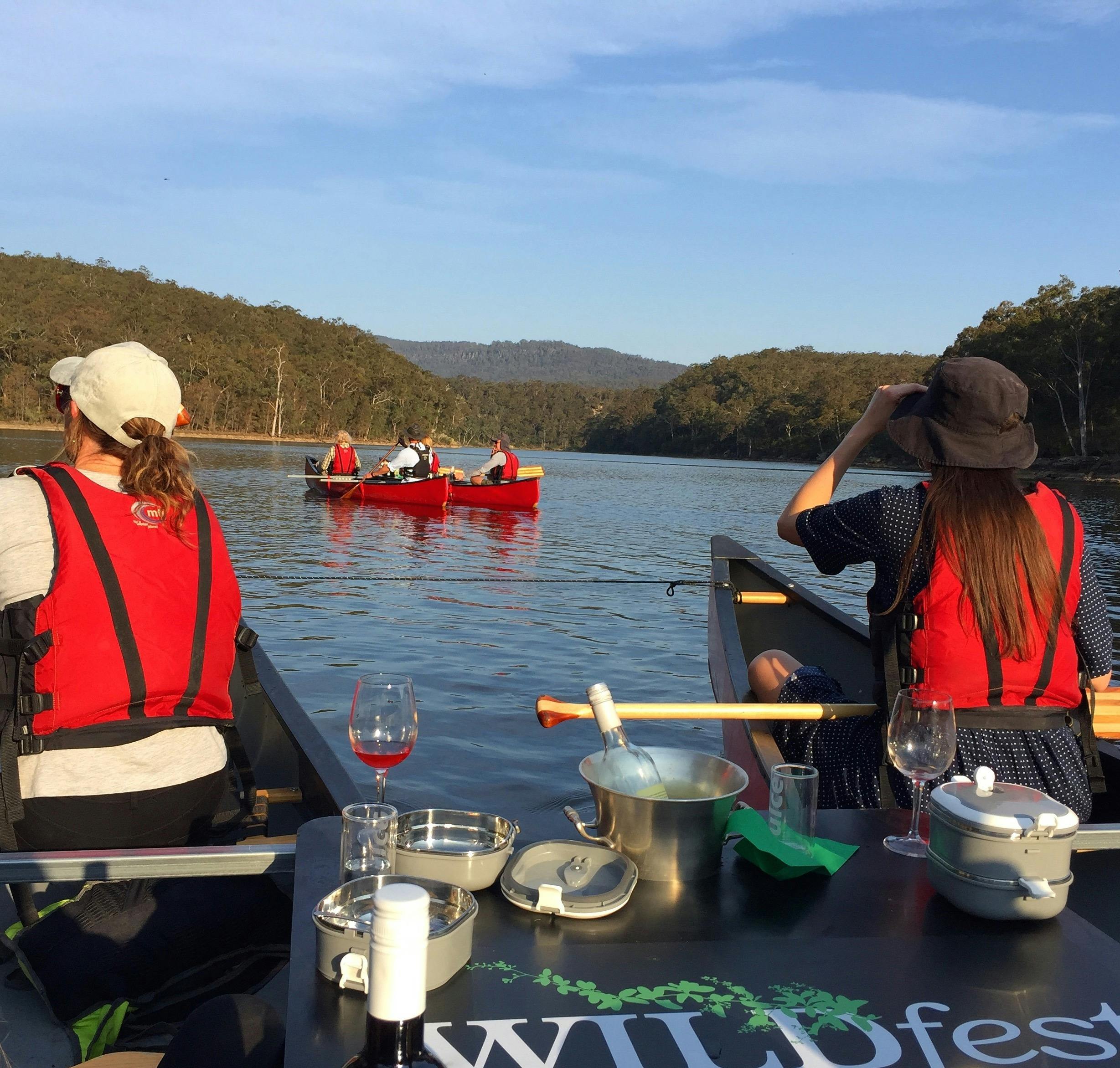 Canoes at Beehive Point