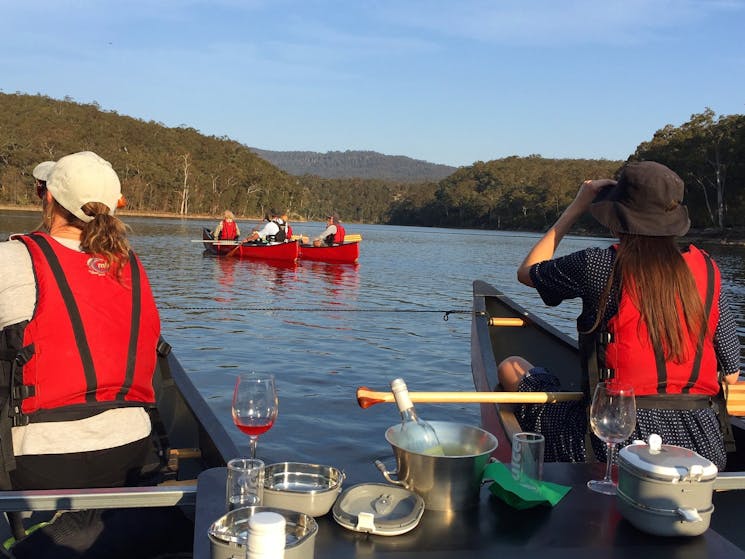 Canoes at Beehive Point