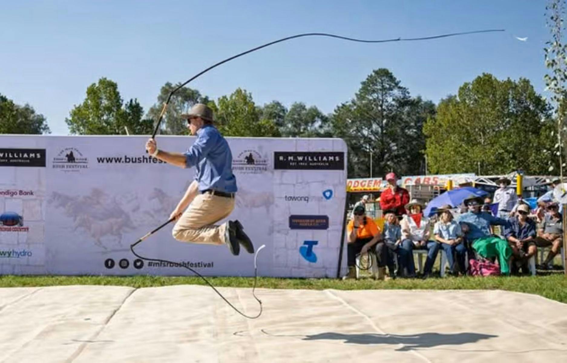 whip cracking