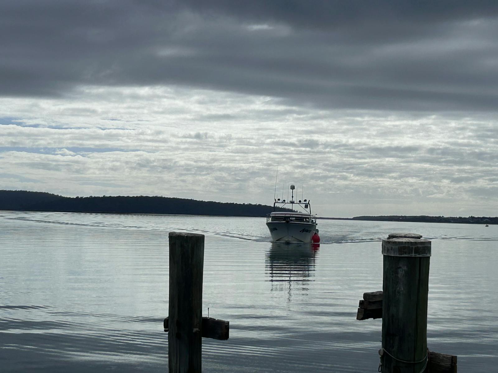 Astacis returning to port