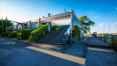 The Southern Cross Yacht Club rear entry
