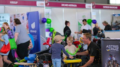 Crowd shot of the Canberra Disability Expo 2023