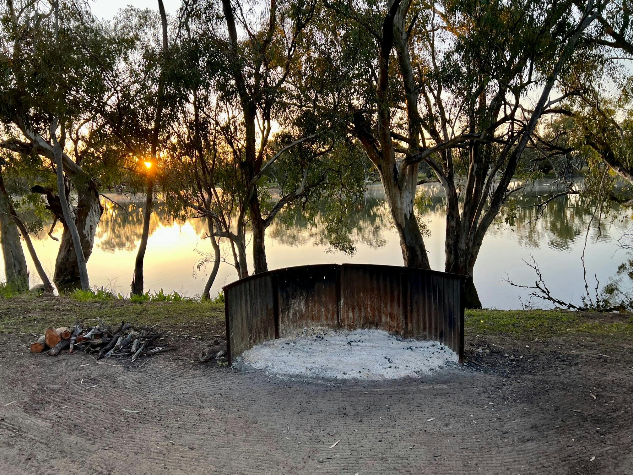 Trilby Station billabong campsite