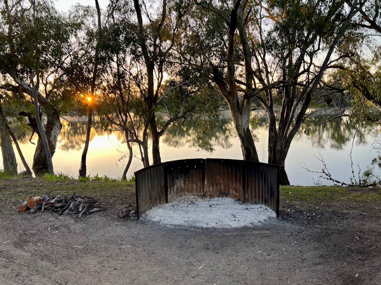 Trilby Station billabong campsite