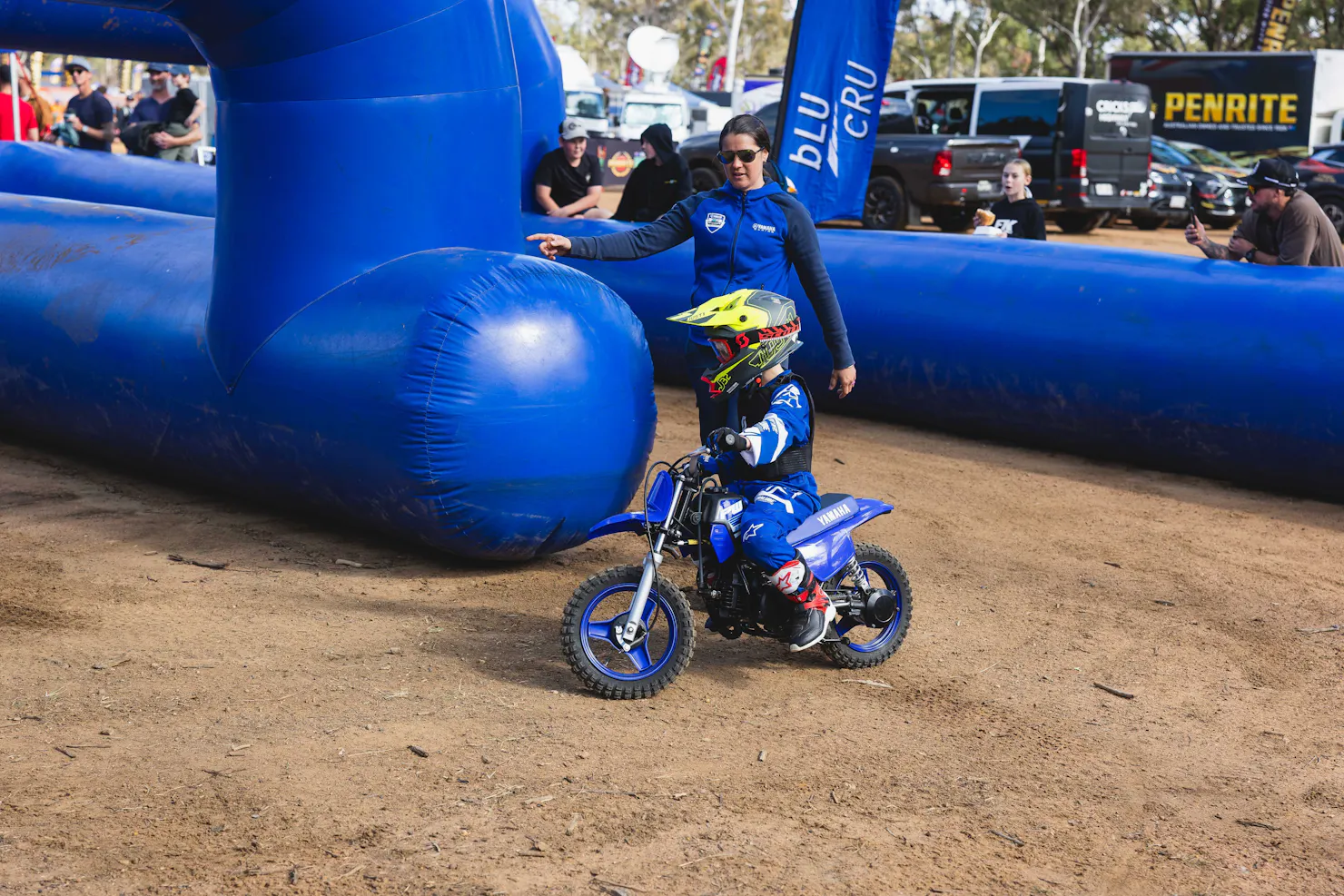 The kids Come and Try activation at the event